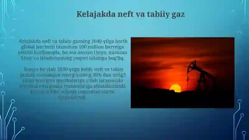 Zamonaviy Neft va Tabiiy Gaz Ta'limi 4