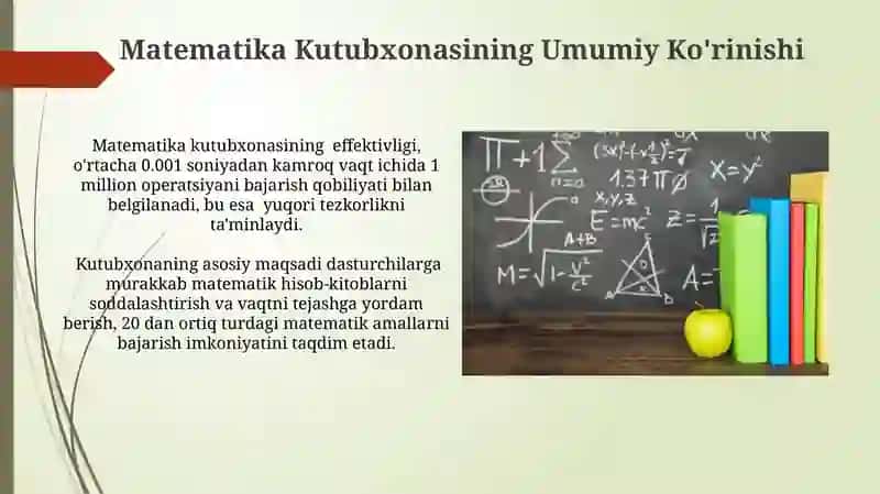 Matematika Kutubxonasi 4