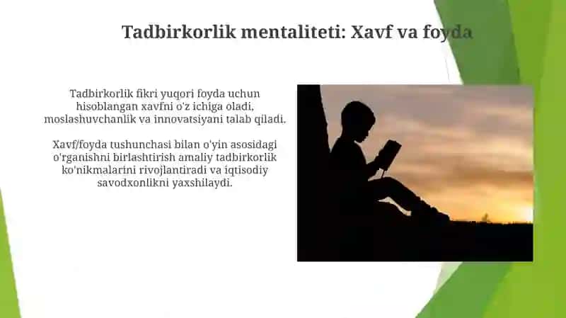 Ta'limiy o'yinlar orqali tadbirkorlik va iqtisodiy tarbiyani olib borish 4