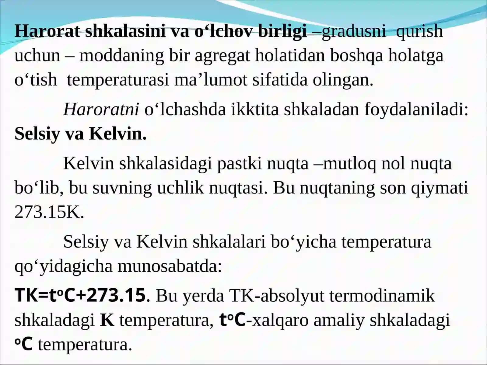 Temperaturani o‘lchash asboblari 4