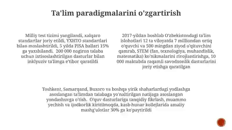 O'qituvchilarni tayyorlash va malakasini oshirish 4
