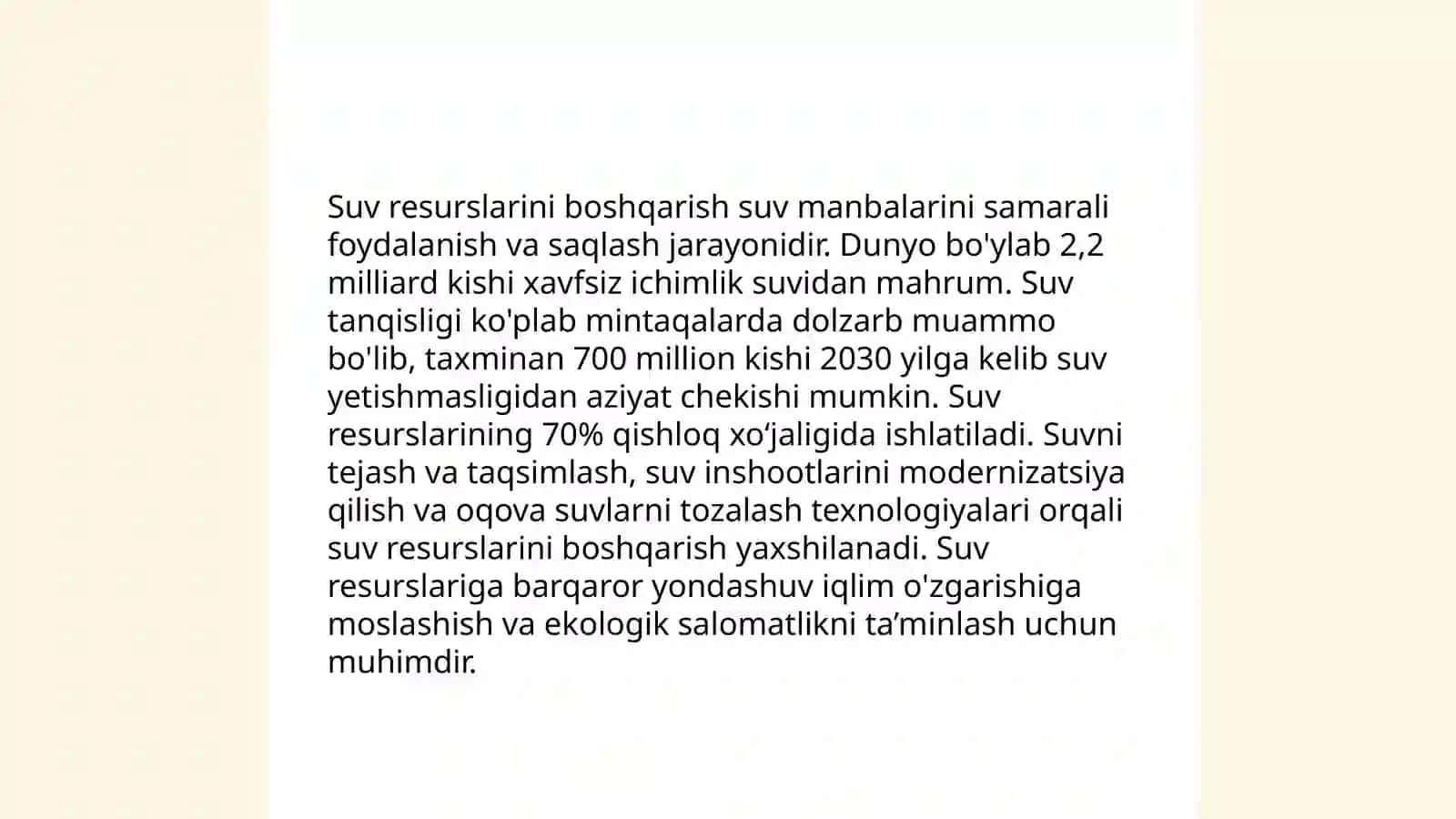 O'tkazuvchanlik (Resurslarni samarali foydalanish) hisobi 4