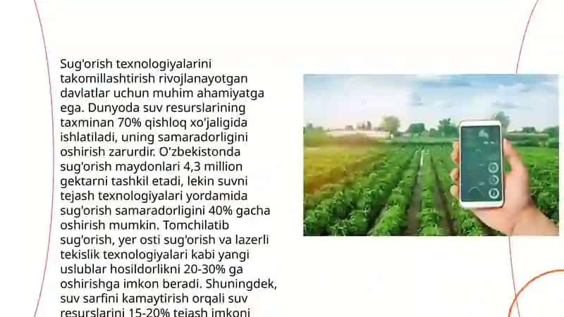 Agranomiya istiqbolli vazifalari va bu sohadagi muammolarni hal etish yoʻllari 4