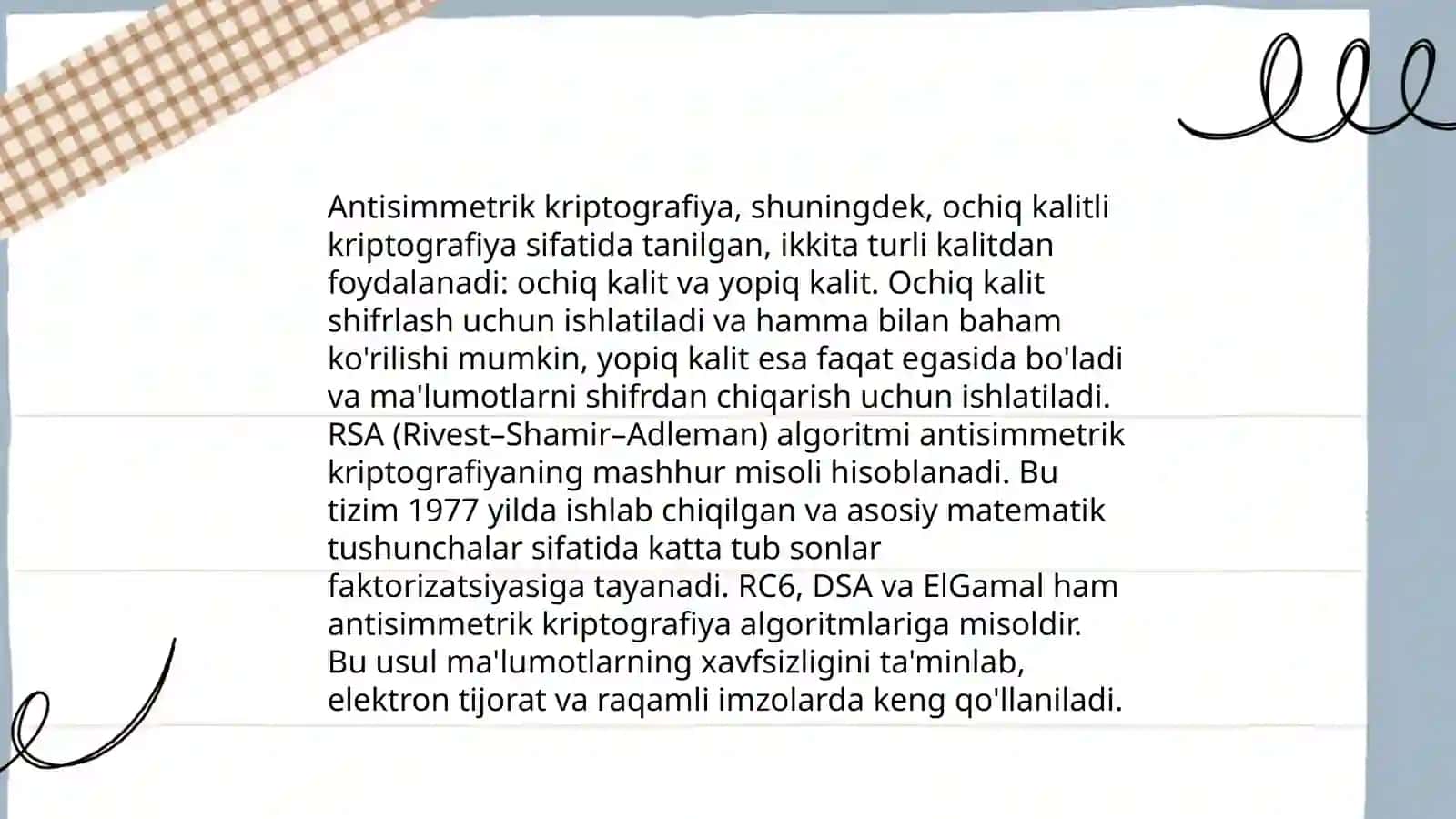 simmetrik va antisimmetrik orinalmashtrish algoritmlari 4