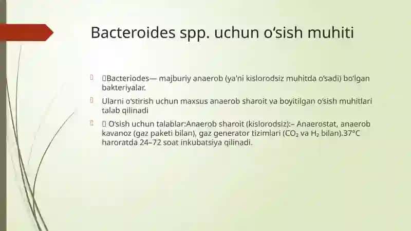 Patogenanerobklostridial bo’lmagan infeksiya qo’zg’atuvchilari kasalliklar patogenezi 4