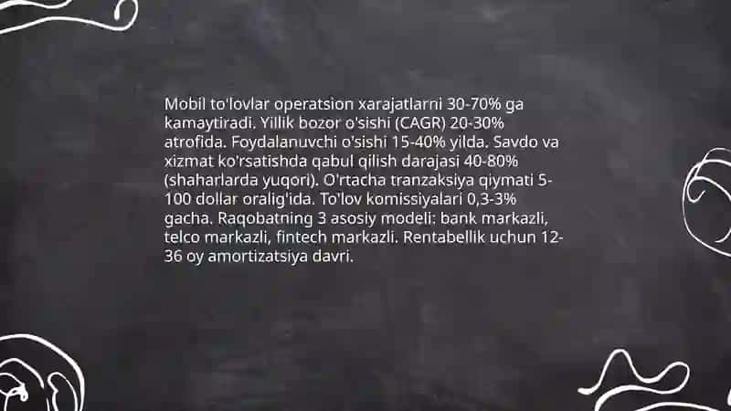 Elektron to’lov tizimlari va ularning iqtisodiy tahlili 4