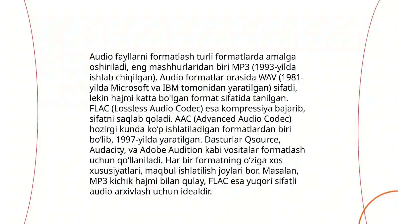Ovozni tahlil qilish usullari 4