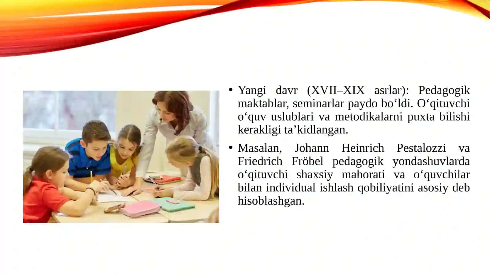 Pedagogik fikrlar va maktablar tarixida o'qituvchi mahorati masalalari. Pedagoging kasbiy kompetentligining tuzilishi va mazmuni 4