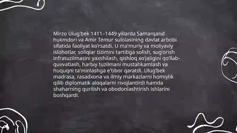 Mirzo Ulugʻbekning hayoti va oilaviy kelib chiqishi 4