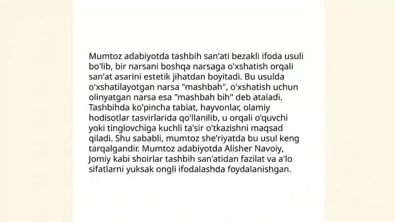 Mumtoz adabiyotda badiiy so'z san'ati 4