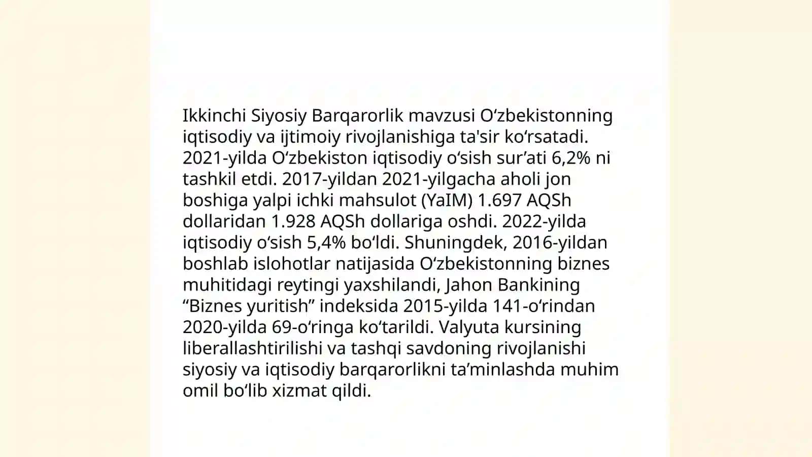 Biznes rivojiga ta’sir etuvchi omillar 4