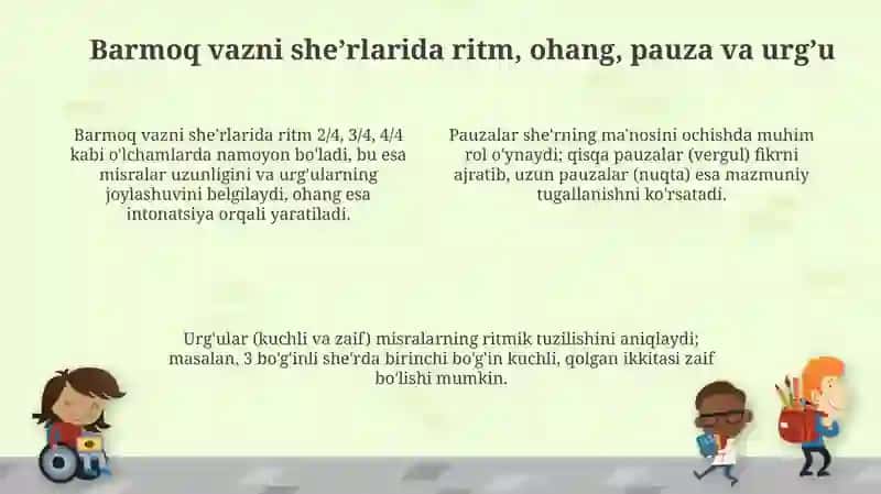 Barmoq vaznidagi sheʼrlarni ifodali oʻqish 4