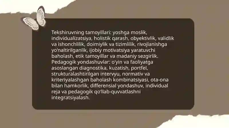 Maktabgacha yoshdagi bolalarni pedagogik jihadan tekshirish mazmuni 4
