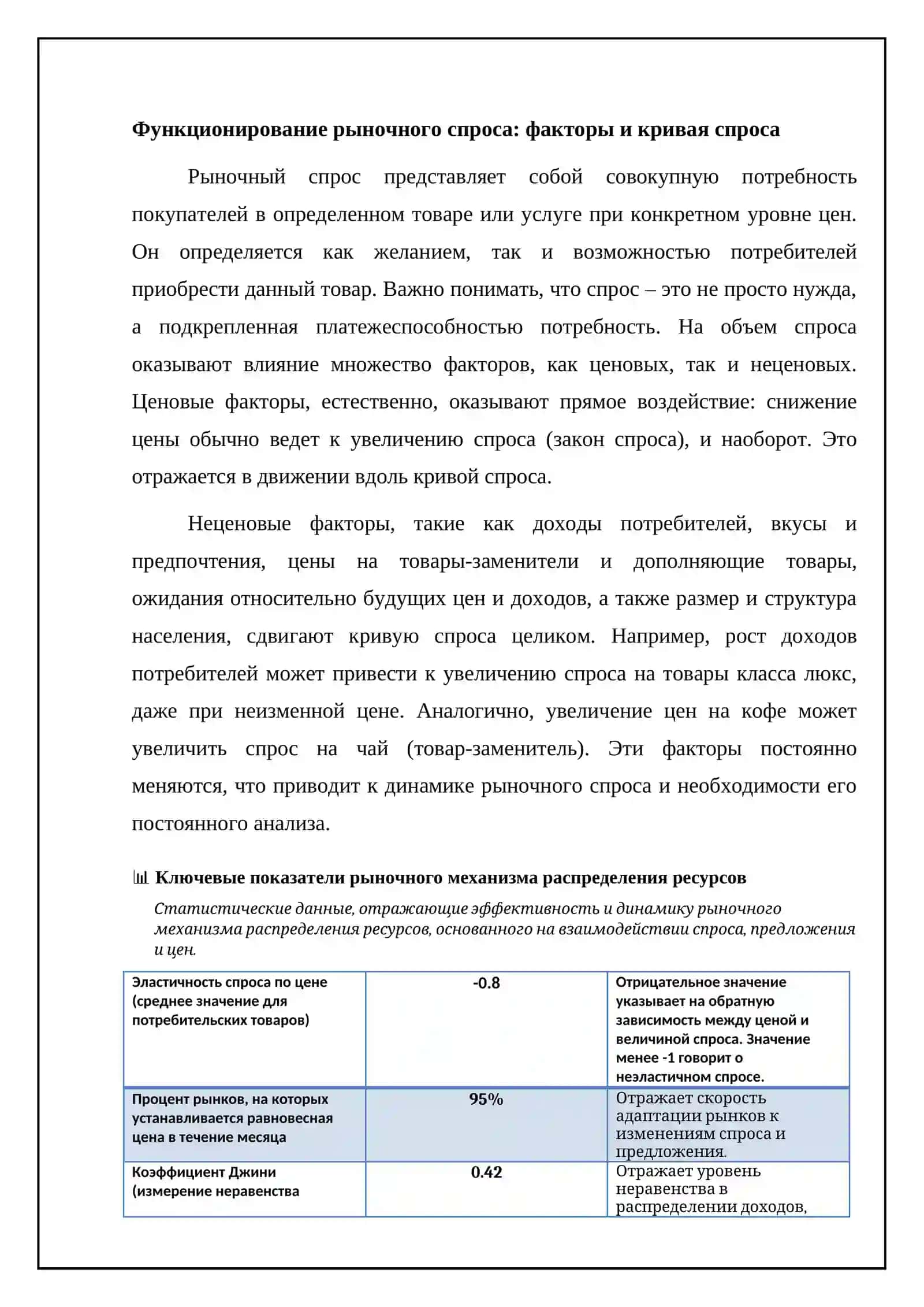 Рыночный механизм распределения ресурсов 4