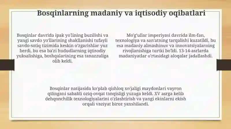 Moʻgʼul va Turk istilolari davri. Yapom musiqa tarixi 4