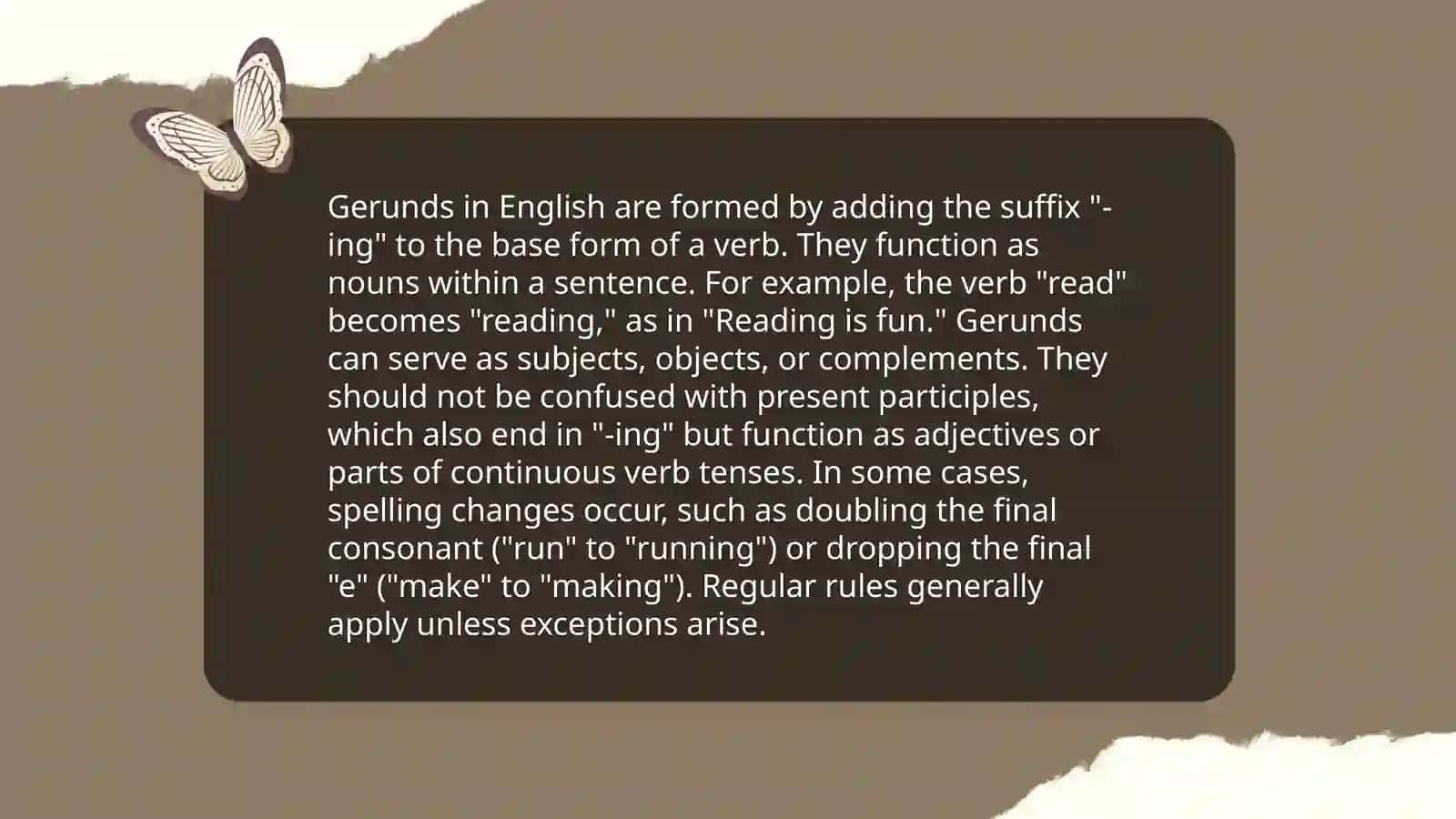 The Gerund 4