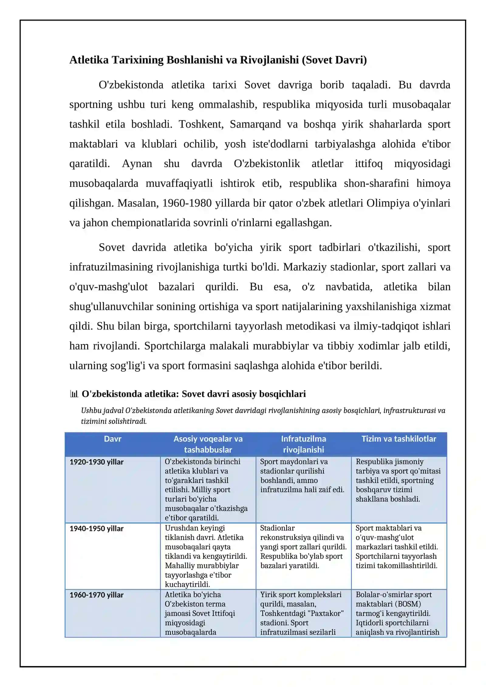 O'zbekistonda yengil atletikaning rivojlanishi 4