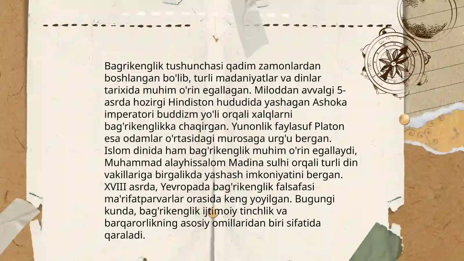 Diniy Tolerantlik va Bagrikenglik: Jamiyatda Barqarorlikning Asosi 4