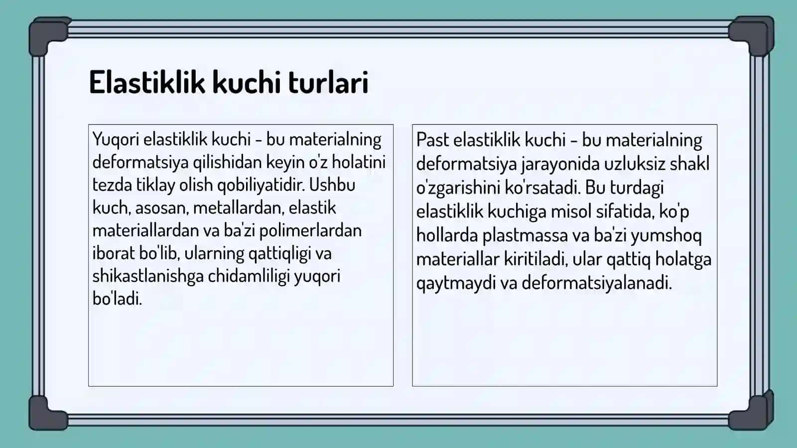 Elastiklik kuchi, Guk qonuni 4