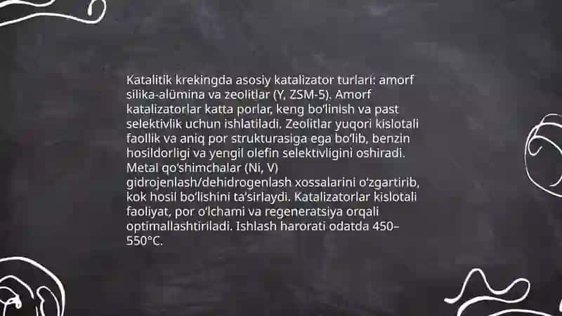 Termik va katalitik kreking. Alkanlarning o‘simlik va hayvonlarga ta’siri 4