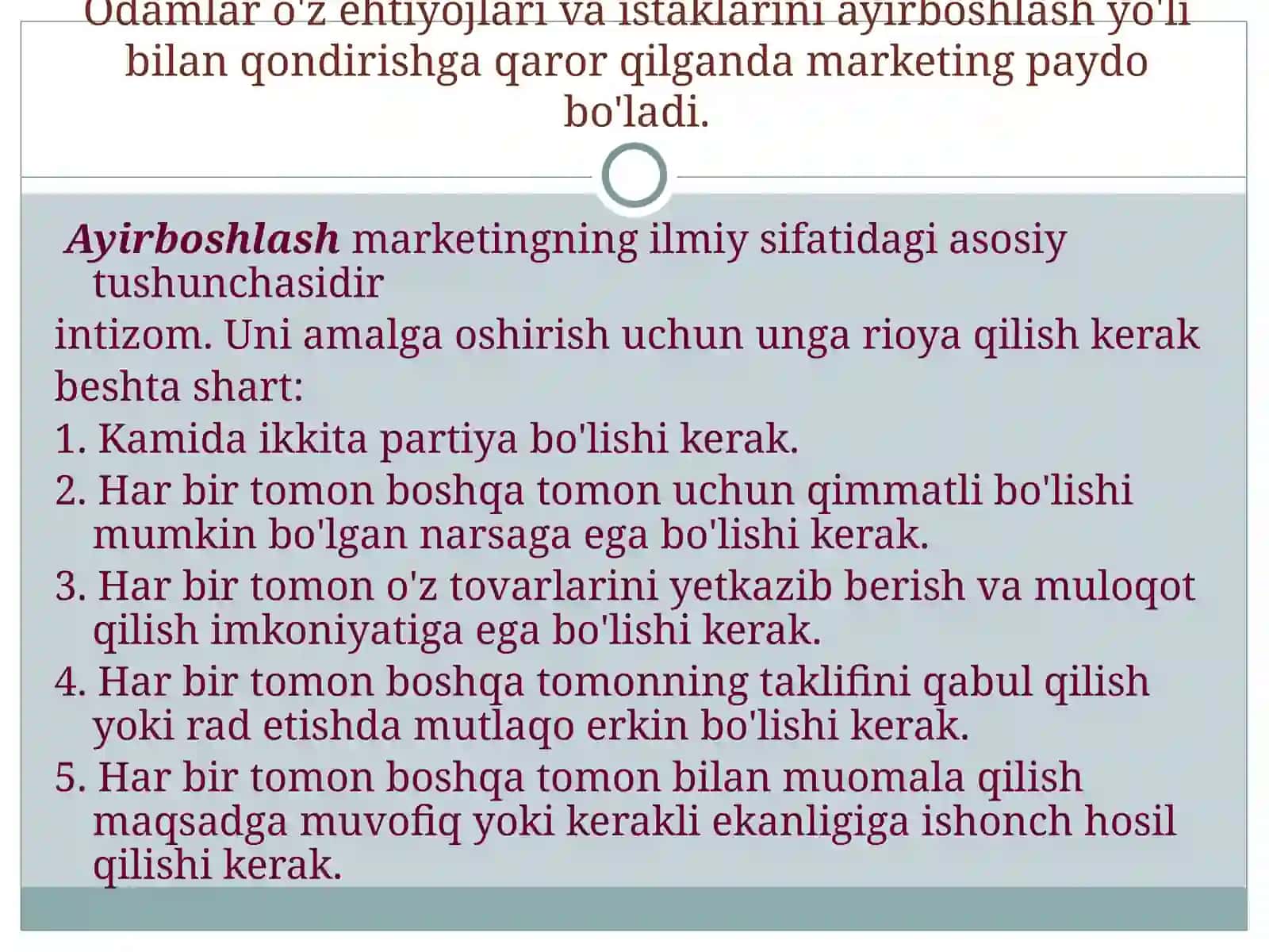 Marketing asoslari 4