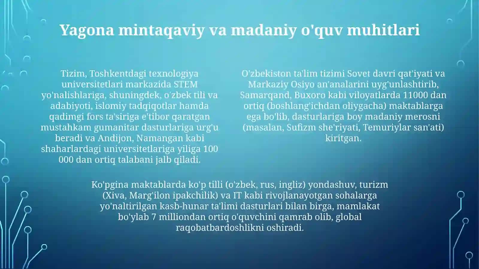 Boy tarixiy merosi va zamonaviy islohotlar 4