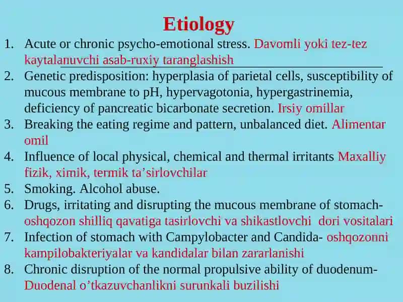 Ulcer disease of stomach and duodenum 4