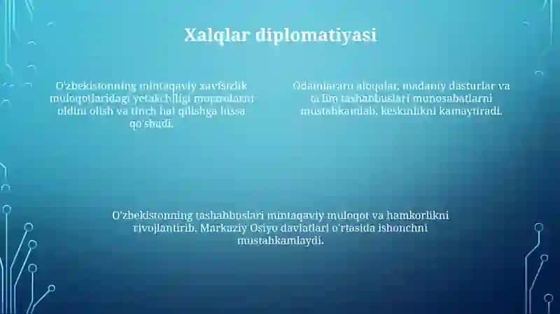 Mintaqaviy hamkorlik tashabbuslari 4