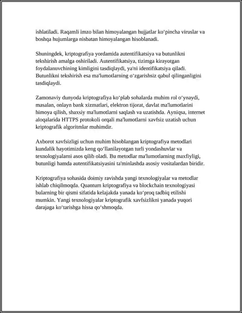 Ma'lumotlarni shifrlash (kriptografiya) 4