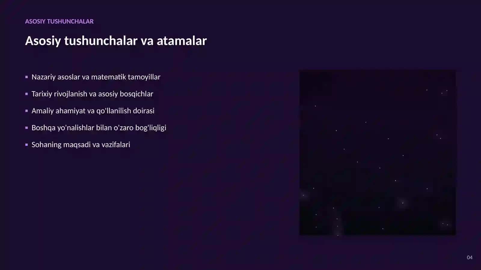 SUN'IY INTELLEKT • AI VA KATTA MA'LUMOTLAR 4