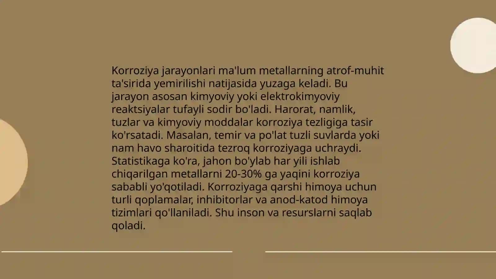 Metallarning oksidlanishi 4
