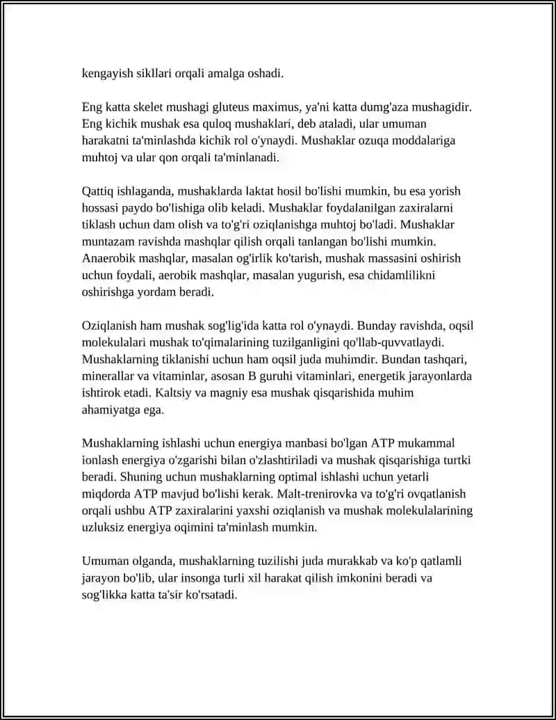 REFERAT Mavzu: MUSHAKLAR HAQIDA 4