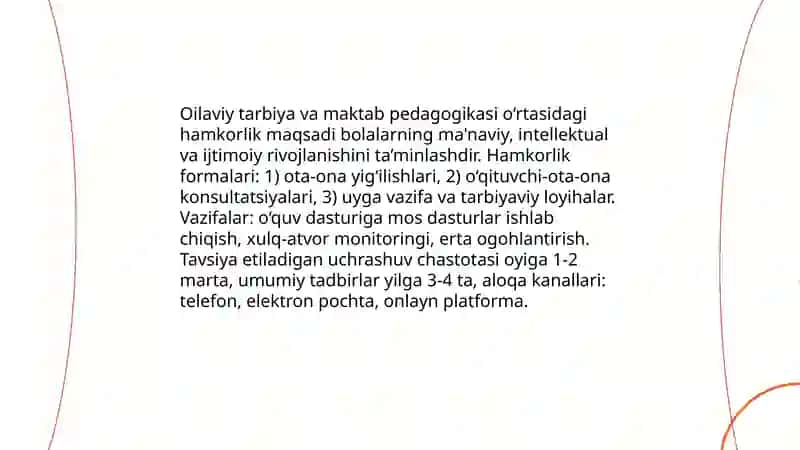 Oila tarbiya asoslari 4