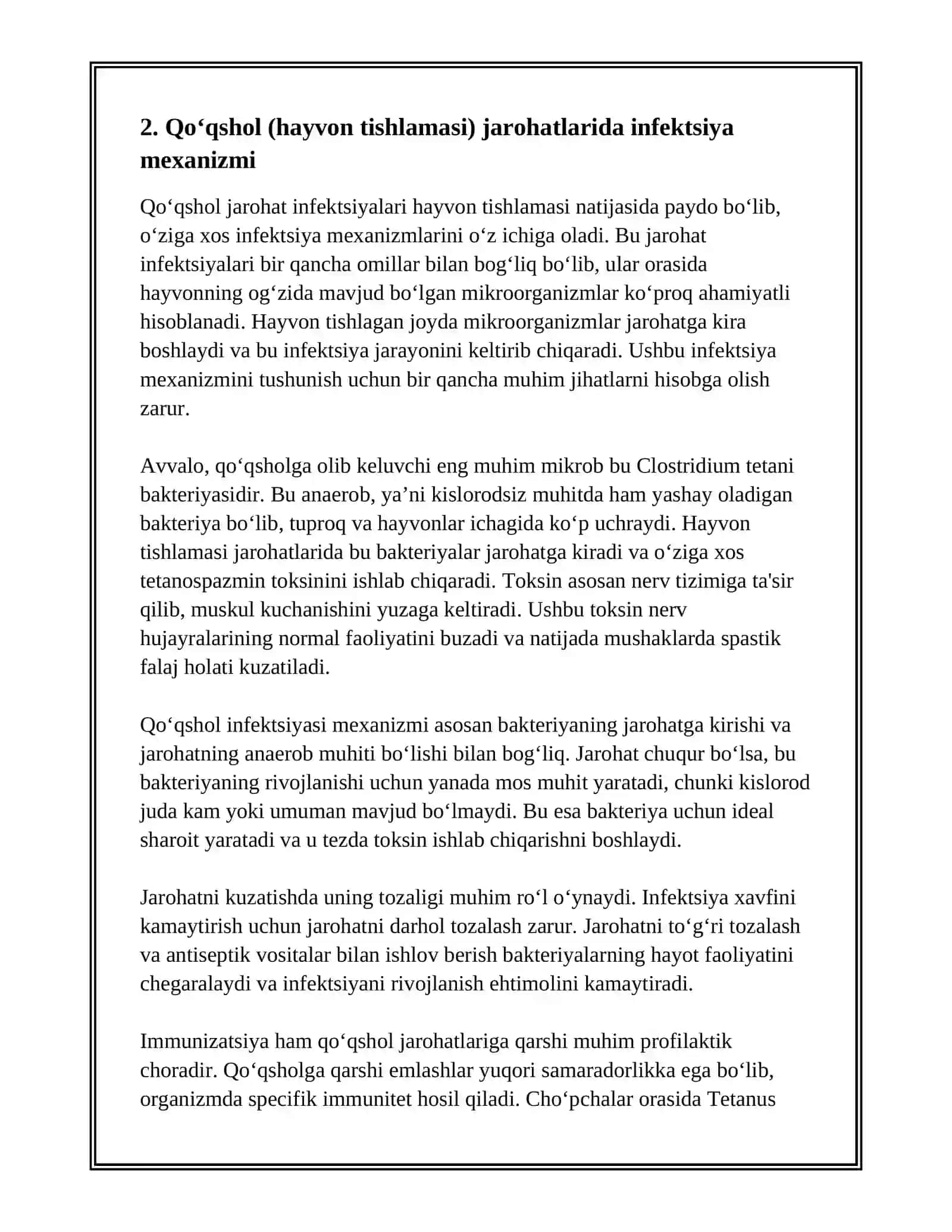 JAROHAT INFEKSIYALARI QOQSHOL QUTURISH SARAMAS 4