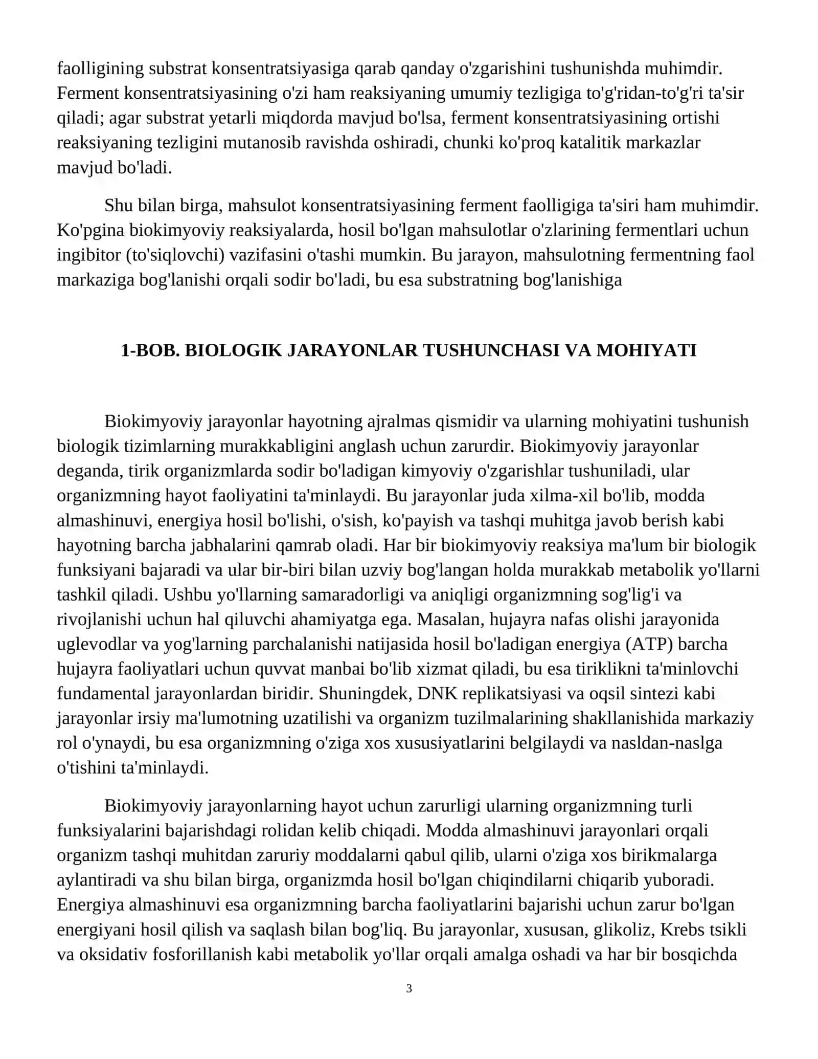 Biokimyoviy jarayonlar tezligiga ta'sir etuvchi omillar 4