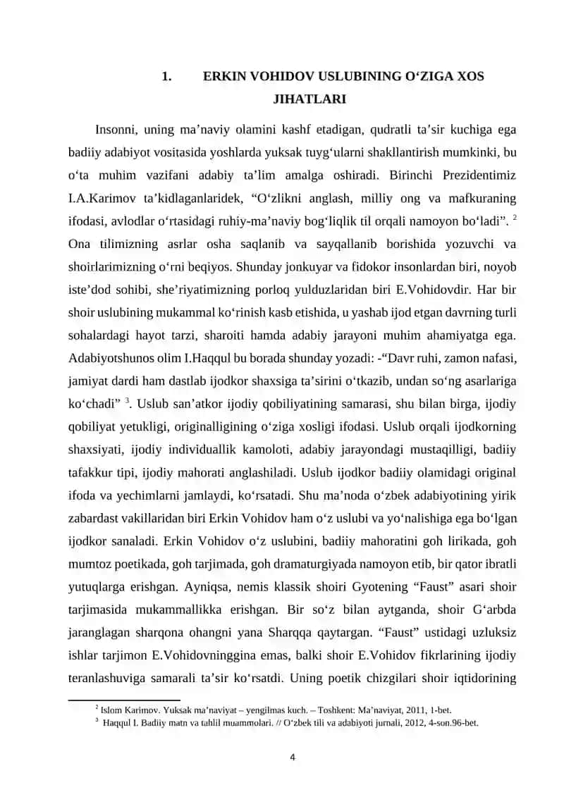 Erkin Vohidov she’riyatining g‘oyaviy-badiiy xususiyatlari 4