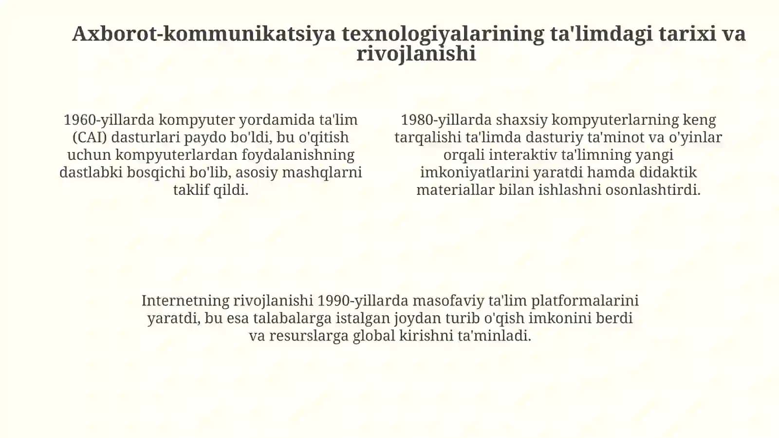 Ta’lim jarayonida axborot-kommunikatsiya texnologiyalaridanfoydalanish 4