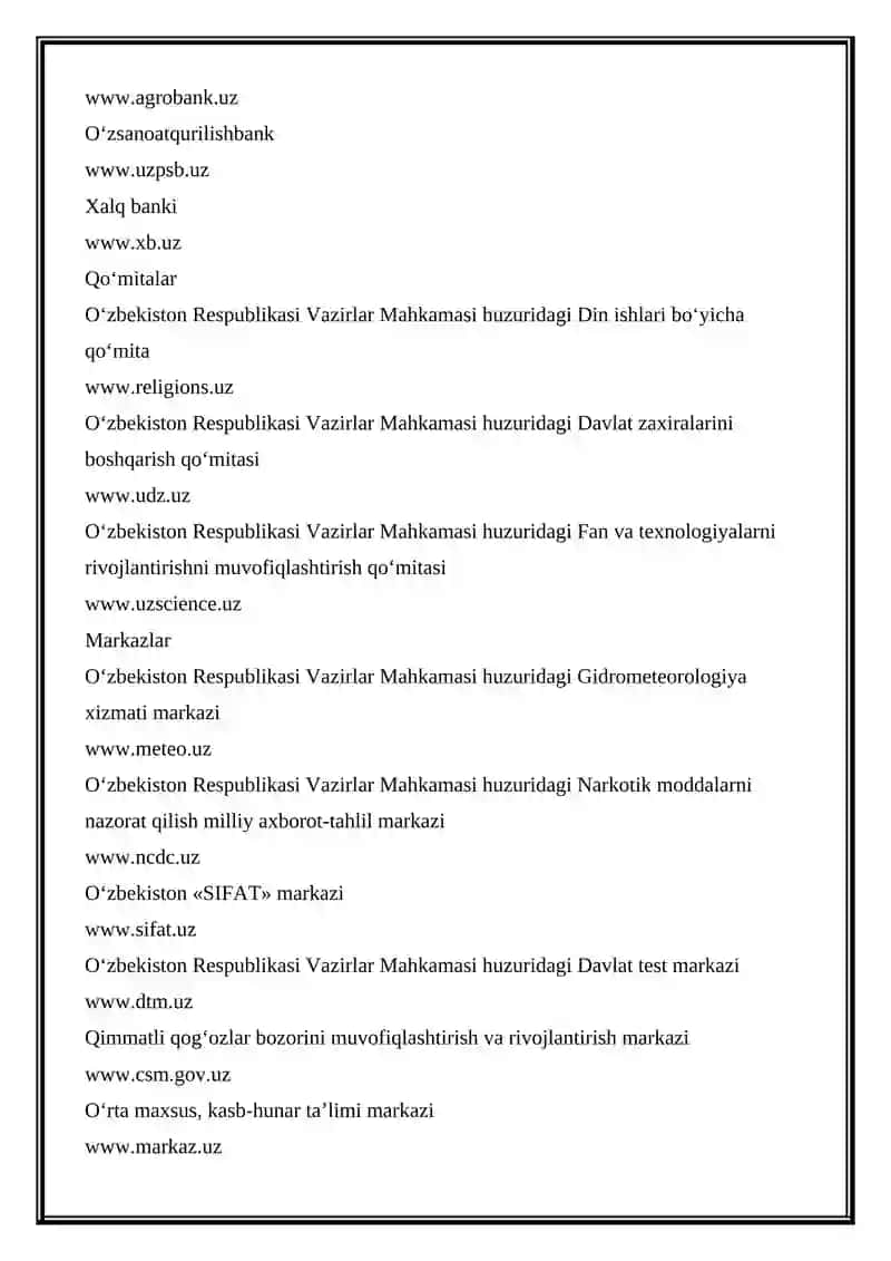 O‘zbekiston Respublikasi Iqtisodiyot vazirligi 4