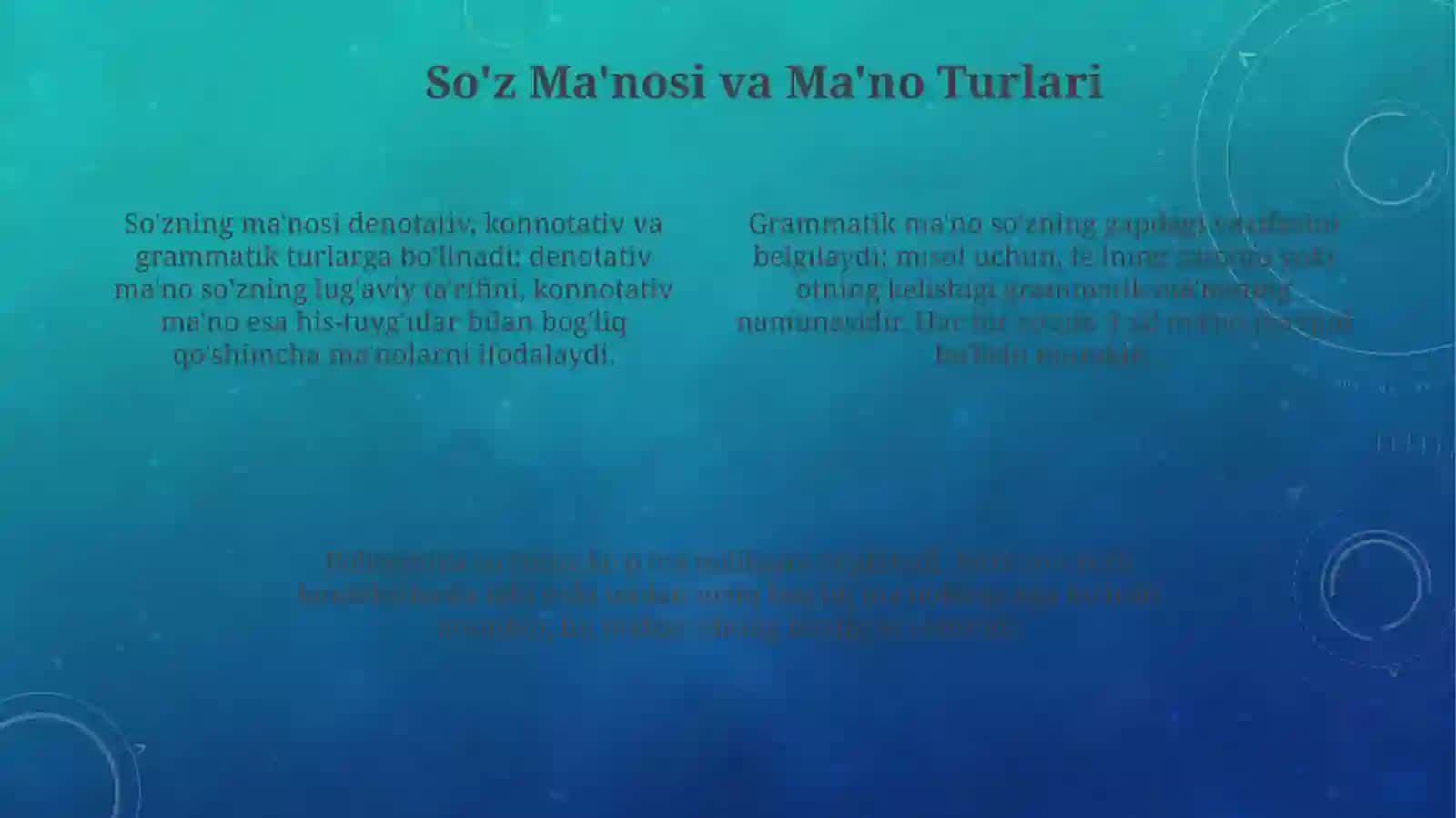 Leksika.leksikologiya va semasiologiya haqida umumiy tushuncha 4