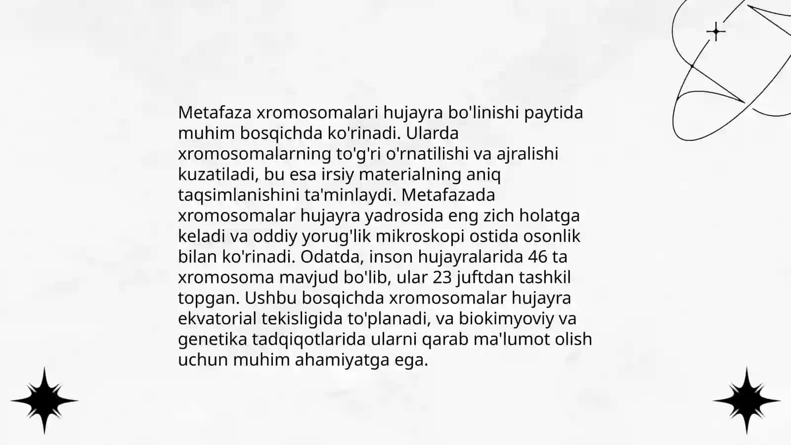 Odam genetikasi metodlari sitogenetik metodlar 4
