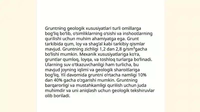 Poydevor chuqurligini tanlashda nazarda tutuluvchi omillar 4
