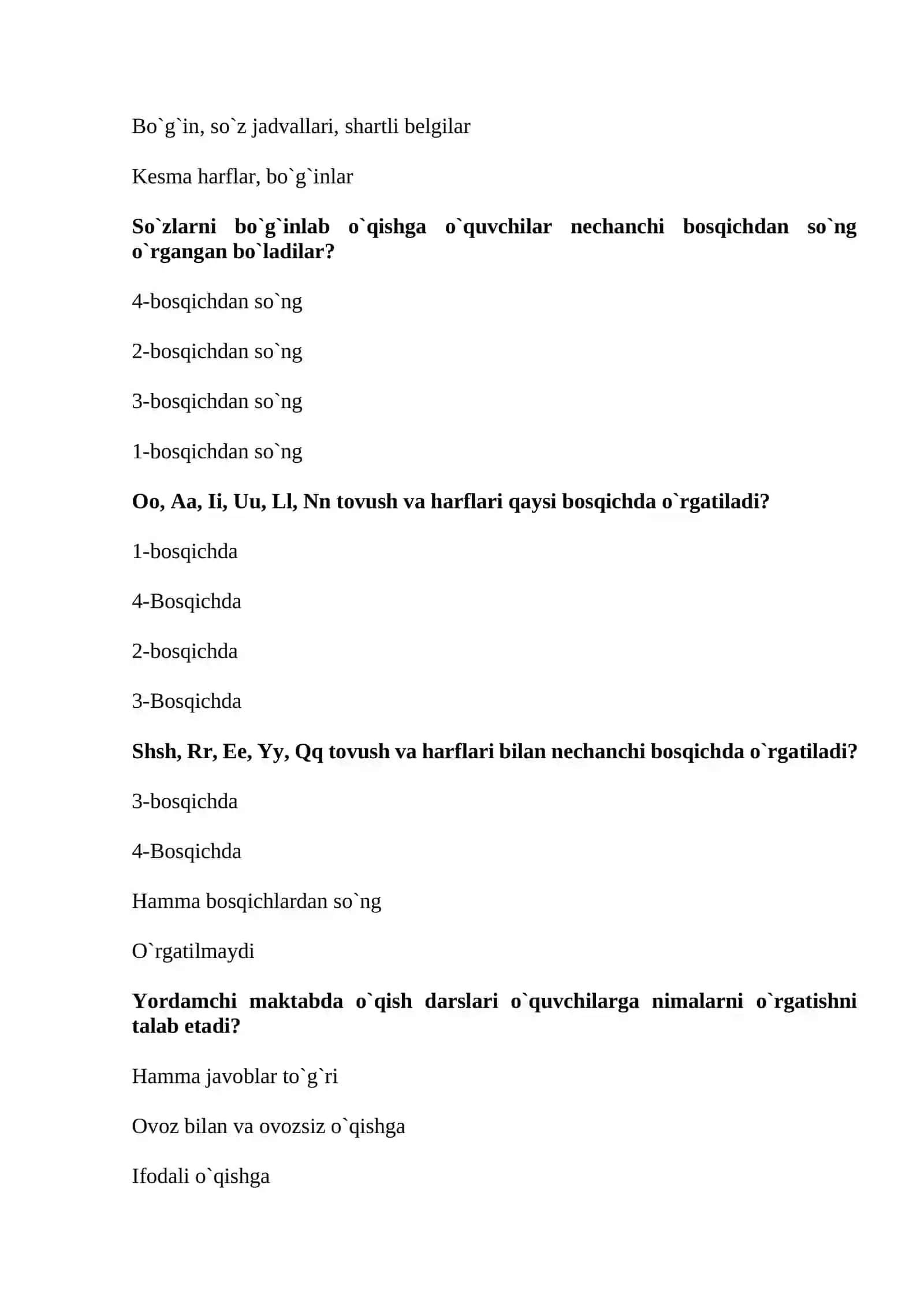 Yordamchi maktabda o`qish jarayoni 4