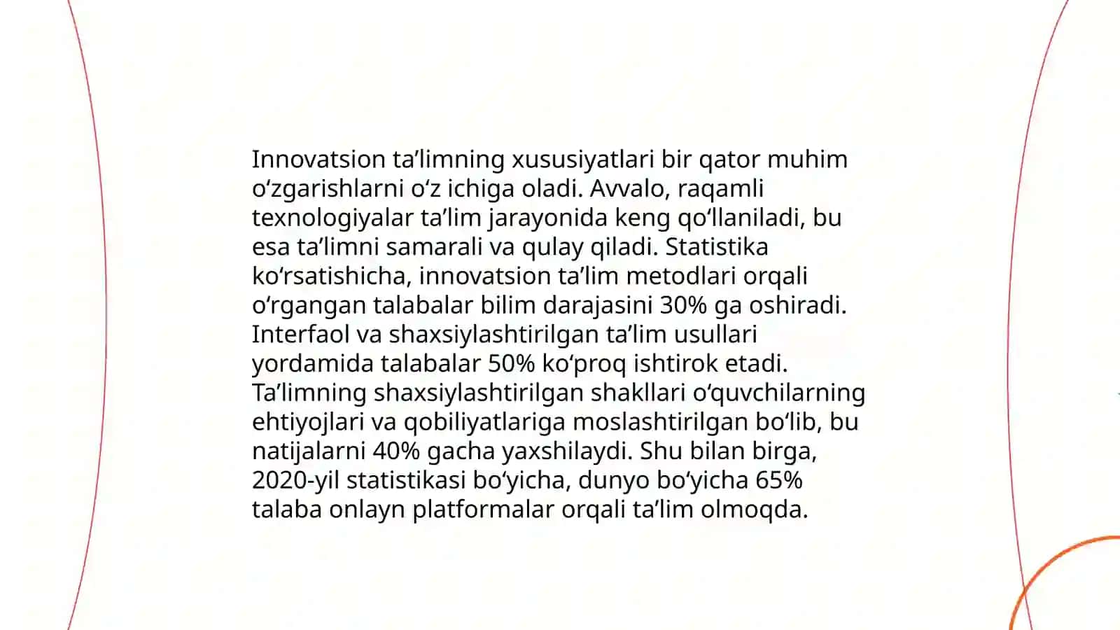 An’anaviy va innovatsion ta’limning qiyosiy tahlili. Ijtimoiy pedagogikaning nazariy asoslari 4