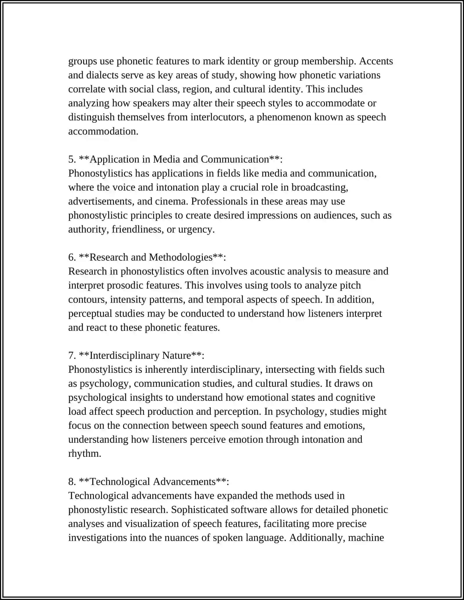 Theme: PHONOSTYLISTICS AND MAIN FEATURES 4