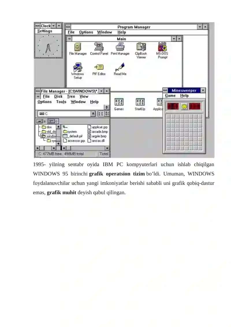 Windows operatsion tizimini o'rganish 4
