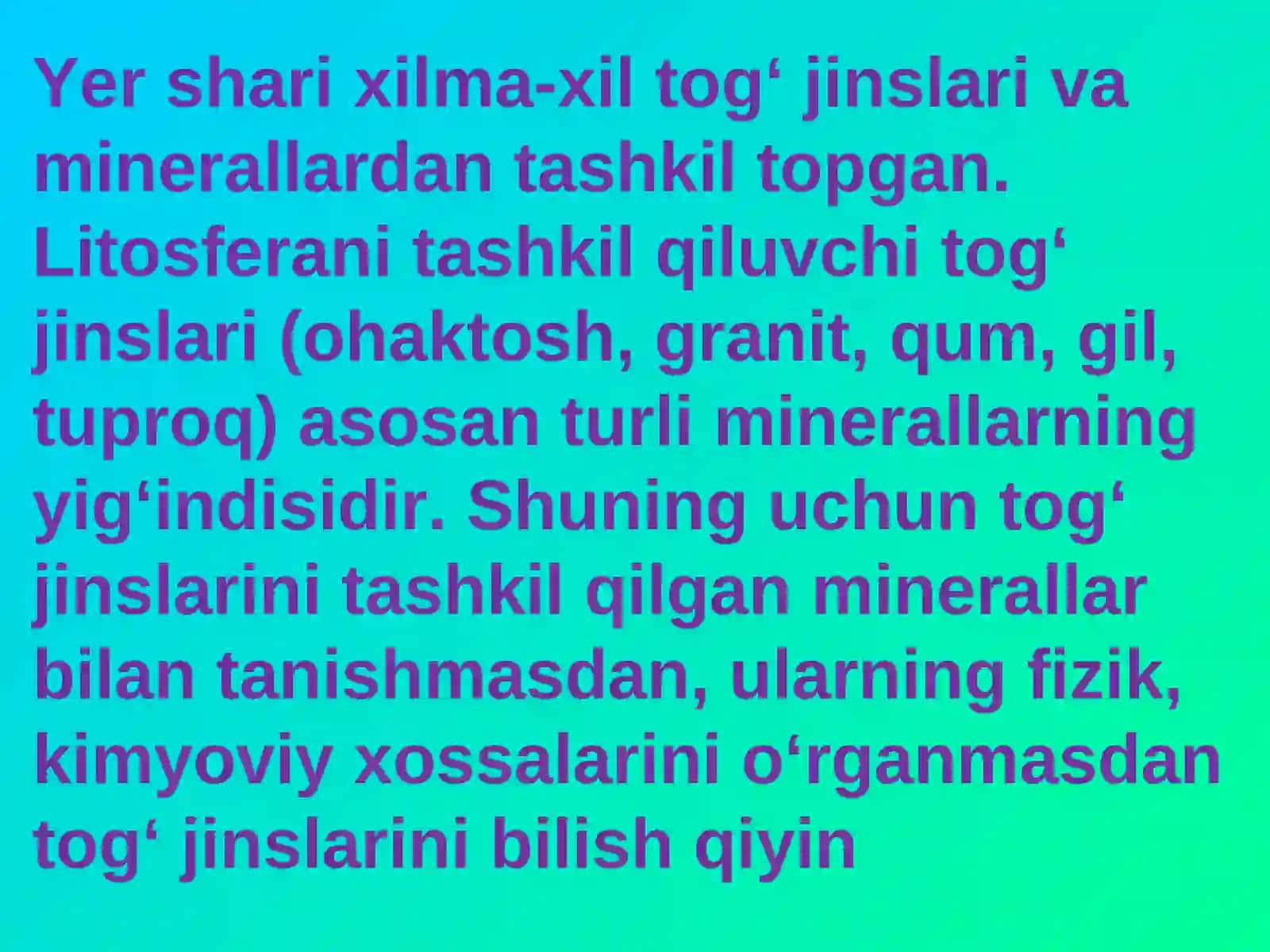 TOG‘ JINSLARINING FIZIK-MEXANIK XOSSALARI 4