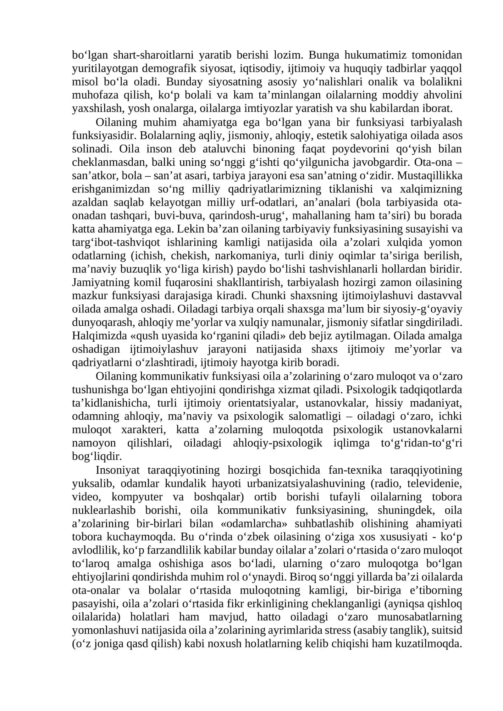 Oilaviy munosabatlar psixologiyasi 4