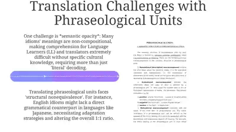 Rendering Phraseological units in translation 4