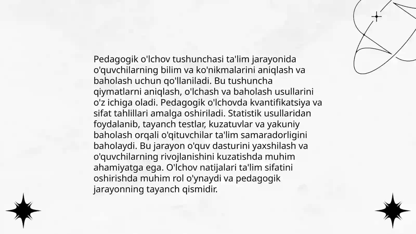 Pedagogik o‘lchov metodlari va ularning turlari 4