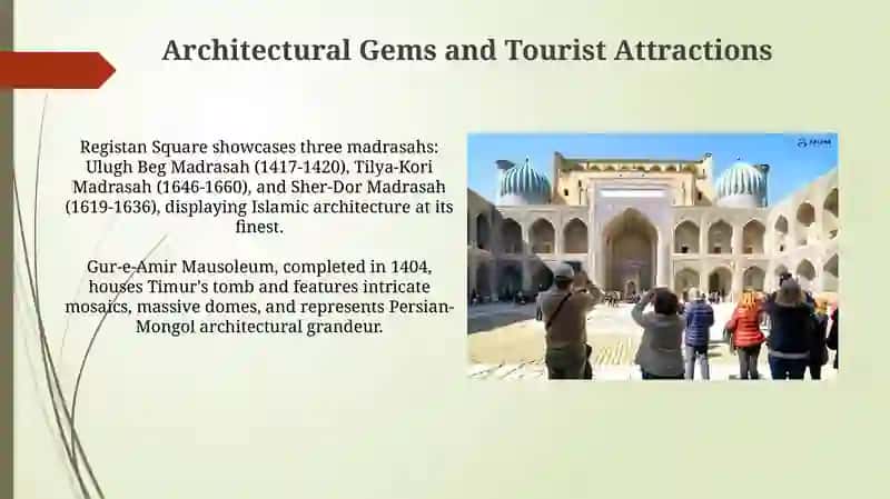 Samarqand as a tourism city 4